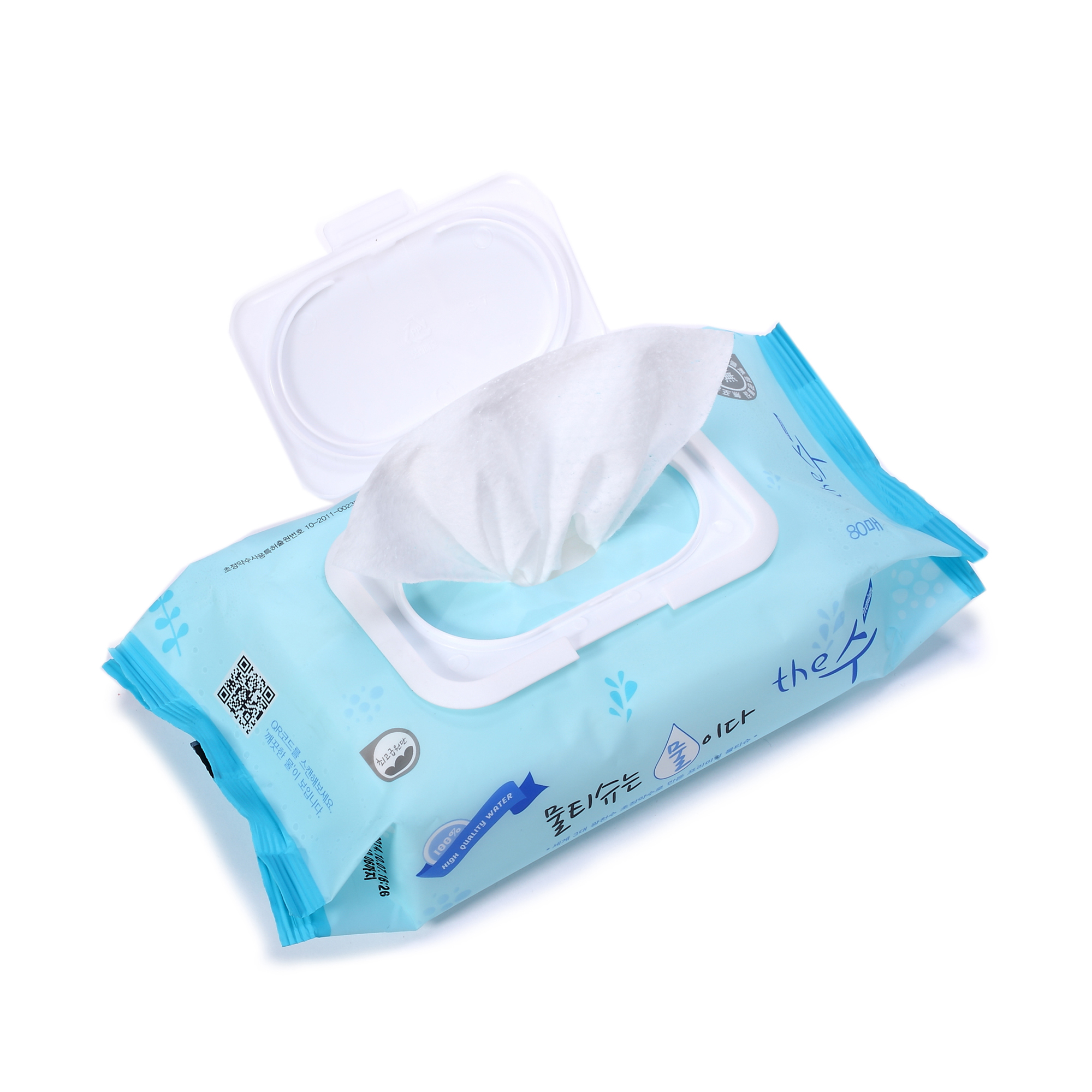 韩国The Sue天然矿泉水婴儿湿巾 80片Basic/Cap 三包装