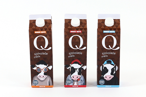 挪威KIWI超市Q巧克力牛奶
