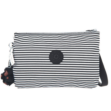 凯浦林 Kipling 女款尼龙肩背斜挎包 AC7913 785 黑白条纹