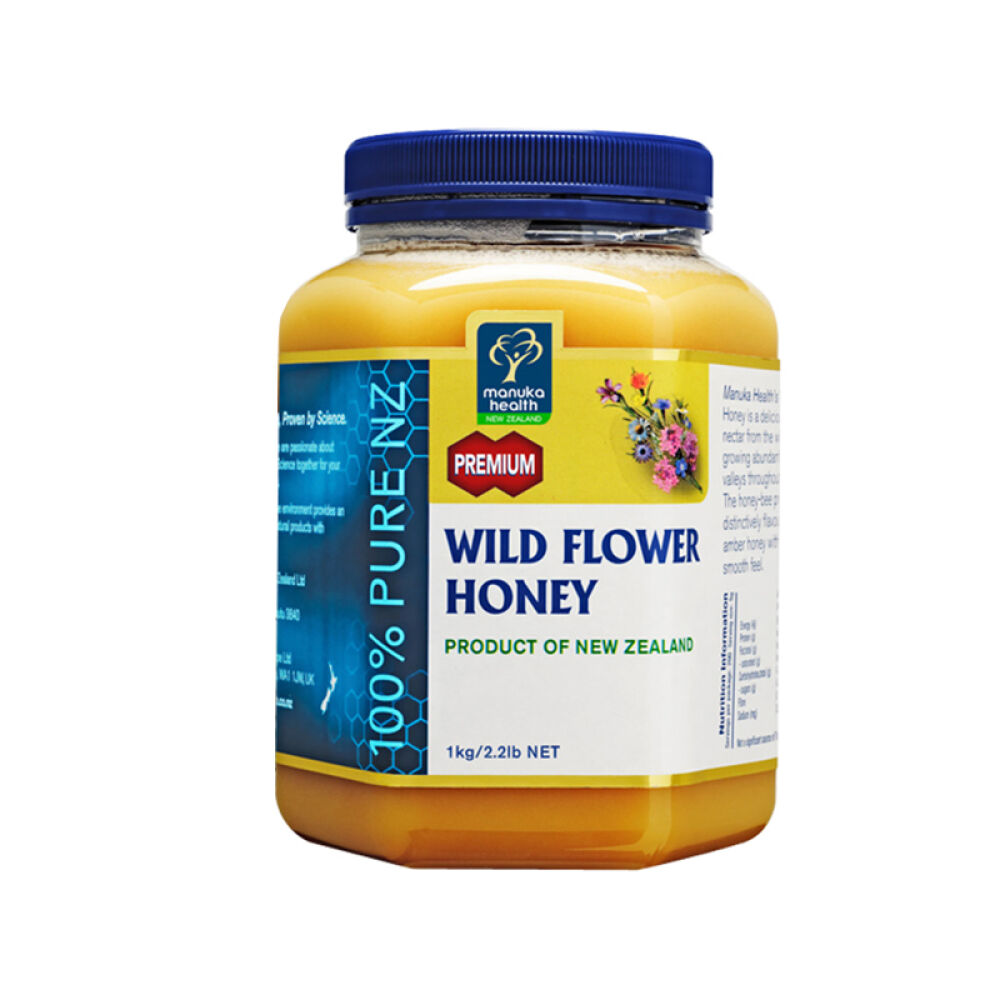 新西兰进口蜜纽康（ManukaHealth）蜂蜜高浓度麦卢卡+养胃护胃暖胃美容养颜野花蜜百花蜜1kg