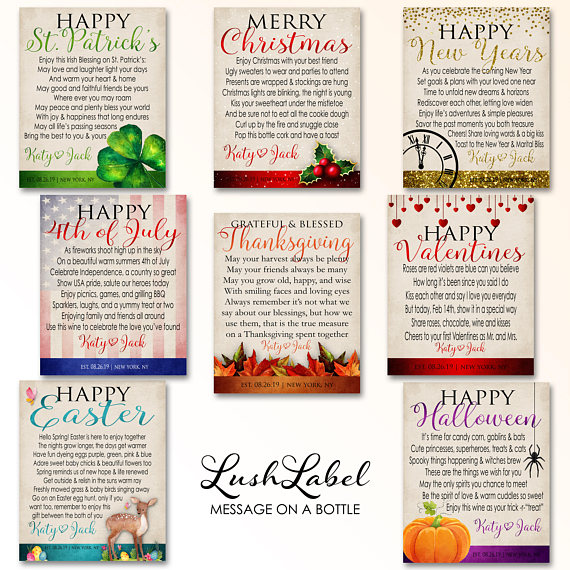 holidaymarriagemilestoneswinelabelsweddinggiftbridalshowergift