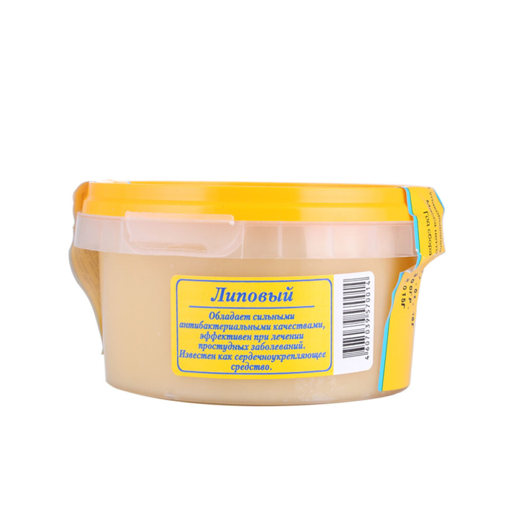 俄罗斯原装进口蜂蜜蜂蜜晚宴天然野生椴树蜜雪蜜椴树雪蜜300g塑料罐(0014)