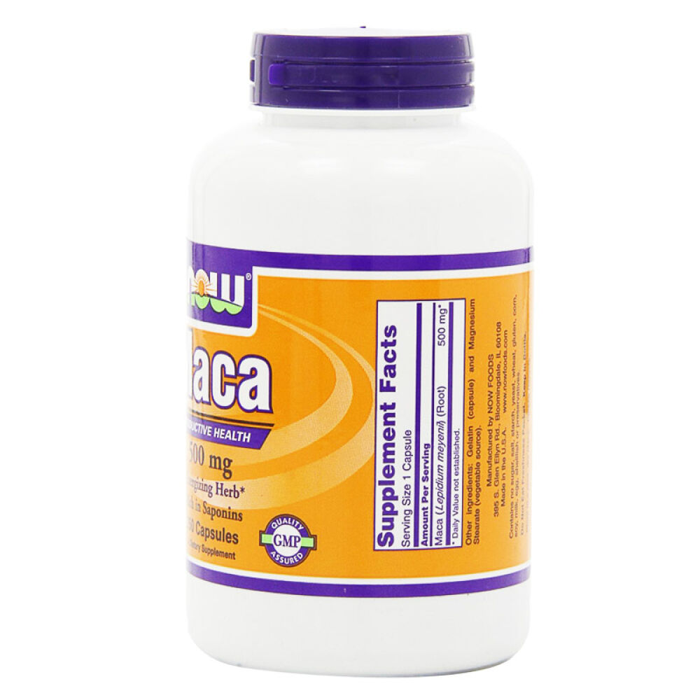 【全球购】NowFoods诺奥秘鲁玛咖精片250粒男士Maca玛卡干片补肾胶囊1瓶装