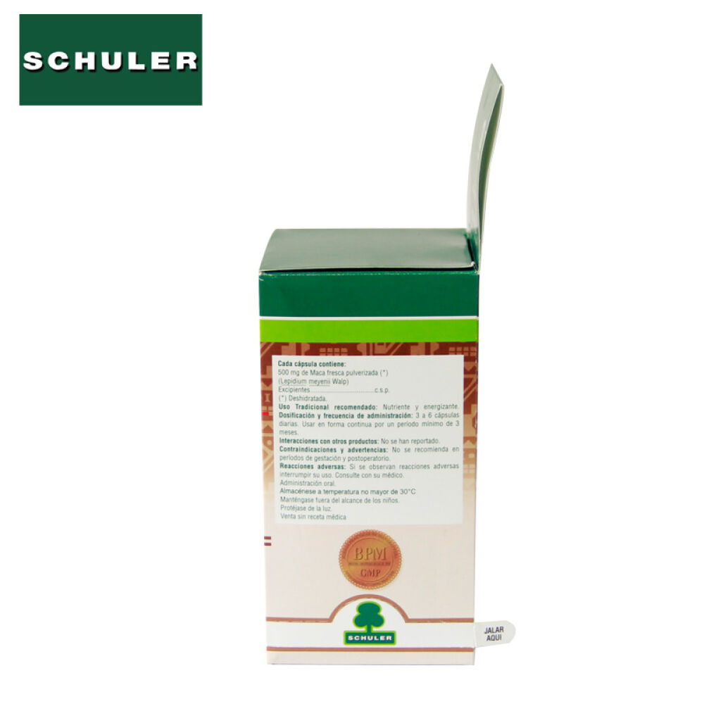 秘鲁原装正品SCHULER玛咖胶囊代购玛咖精片进口黑玛卡片粉成人男性保健品MACA胶囊