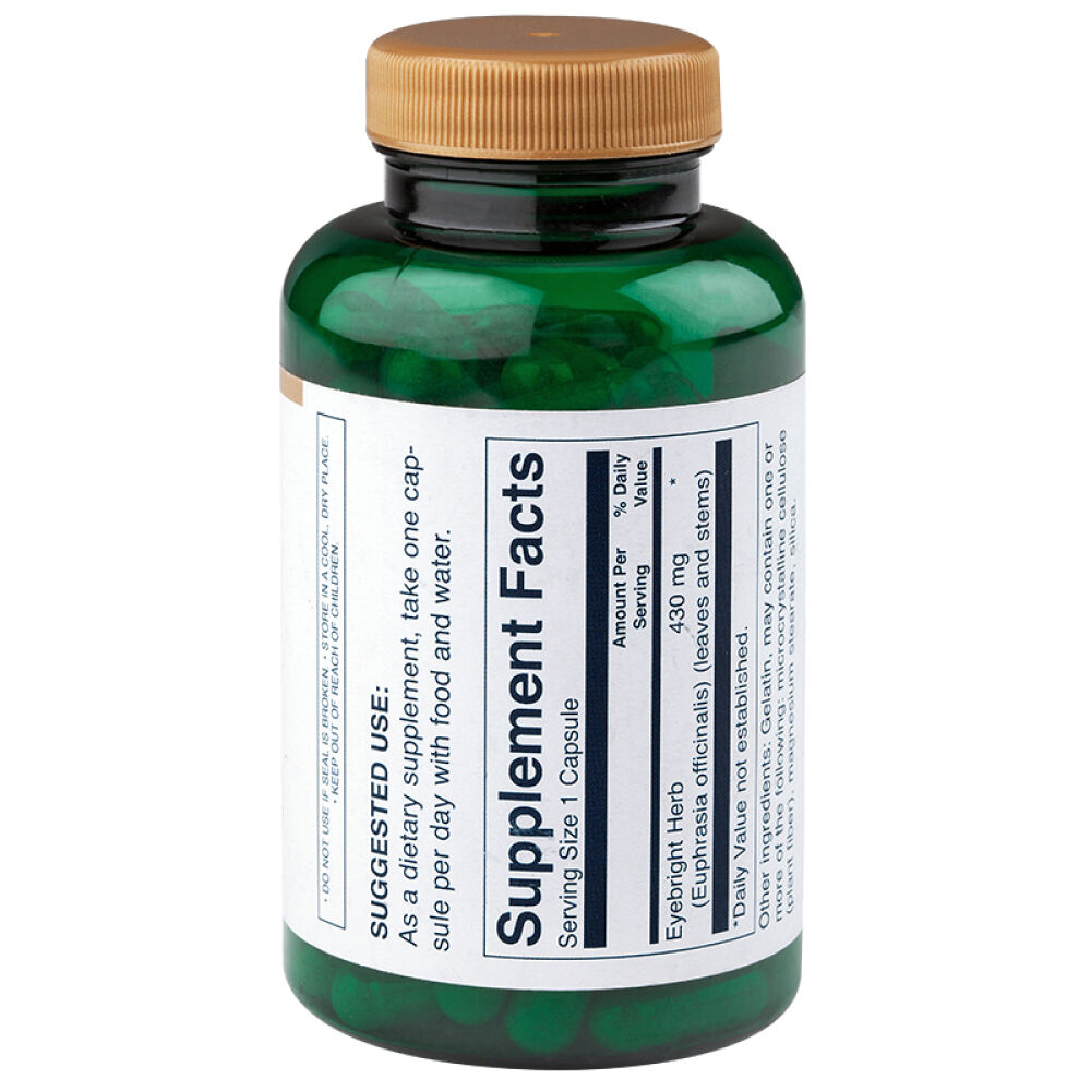 Swanson斯旺森小米草精华胶囊430mg100粒养眼护眼眼睛干涩保护视黑眼圈