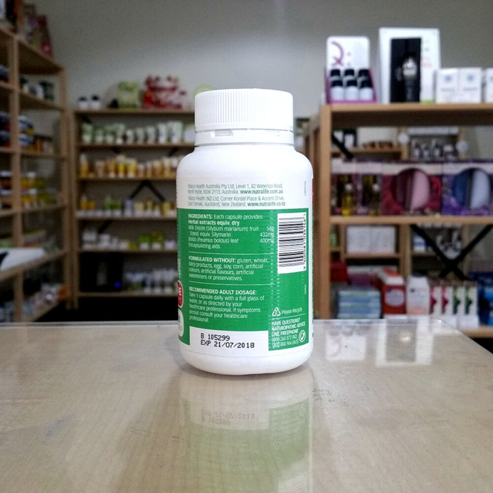 Nutralife纽乐护肝胶囊60Caps护肝保肝健康排毒保护身体免疫系统维护消化系统