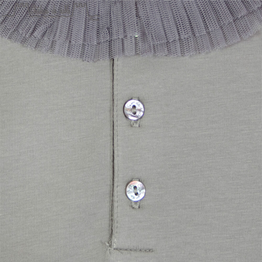 ChateauDeSableLOUISE女童印花T桖衫翻领短袖#040驼色04Y