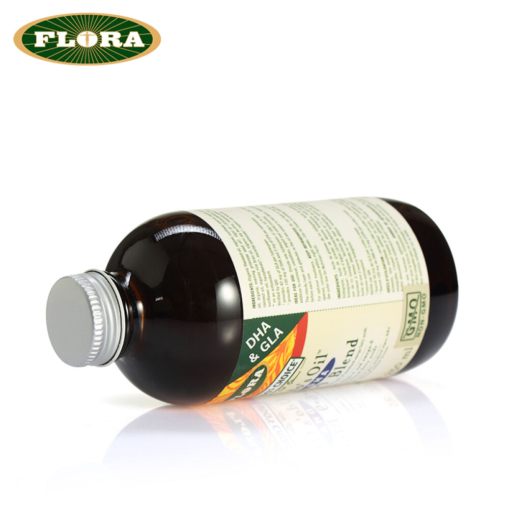 【全球购】FloraUdo博士DHA369精选植物油液体黄金油500ml加拿大进口