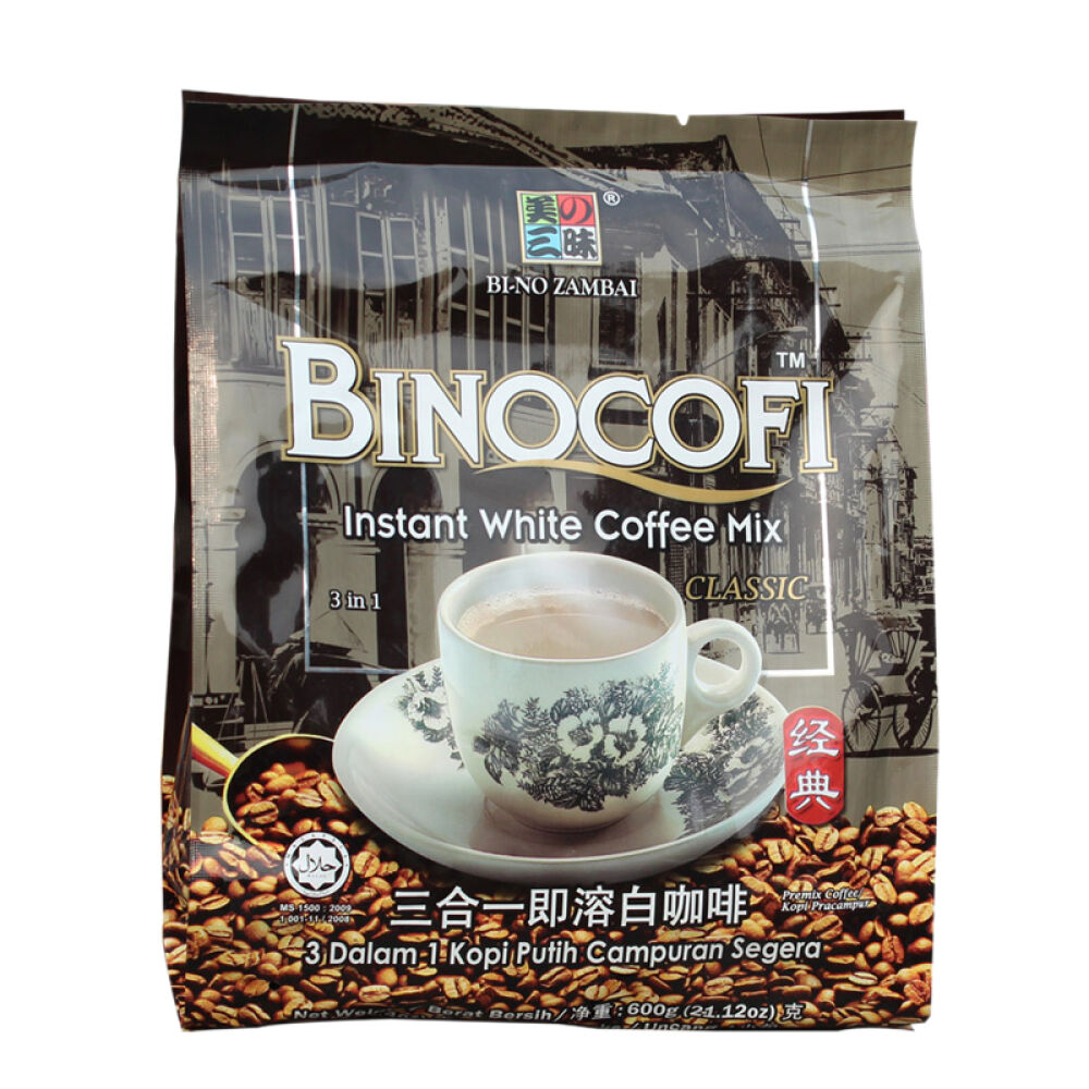 马来西亚进口美之三昧三合一速溶咖啡600g袋装