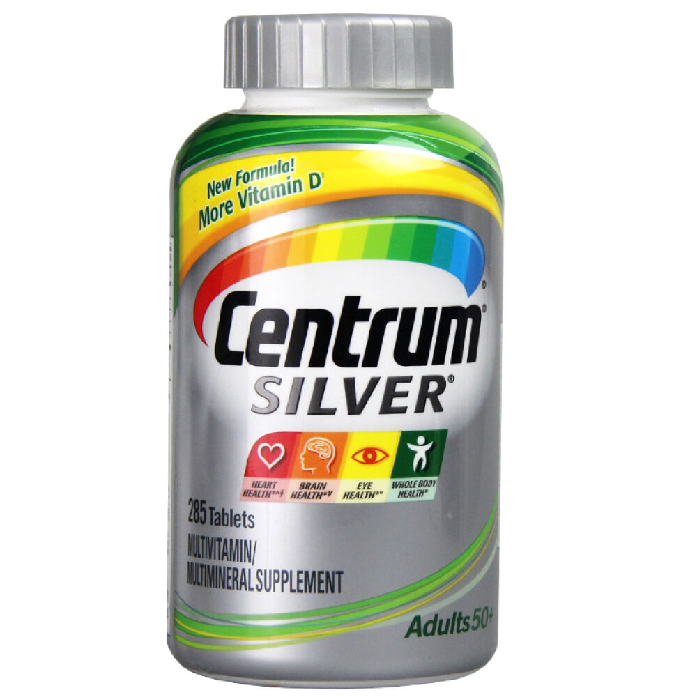 【美国直邮】保健品Centrum银善存老年人多种复合维生素285粒