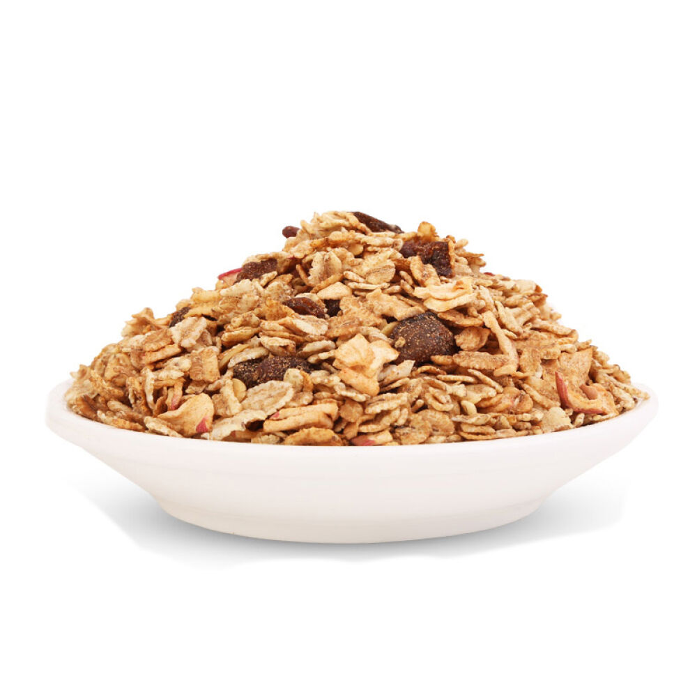 瑞典进口ICA水果坚果混合燕麦片冲饮即食低脂美味什锦营养早餐苹果肉桂燕麦片500g