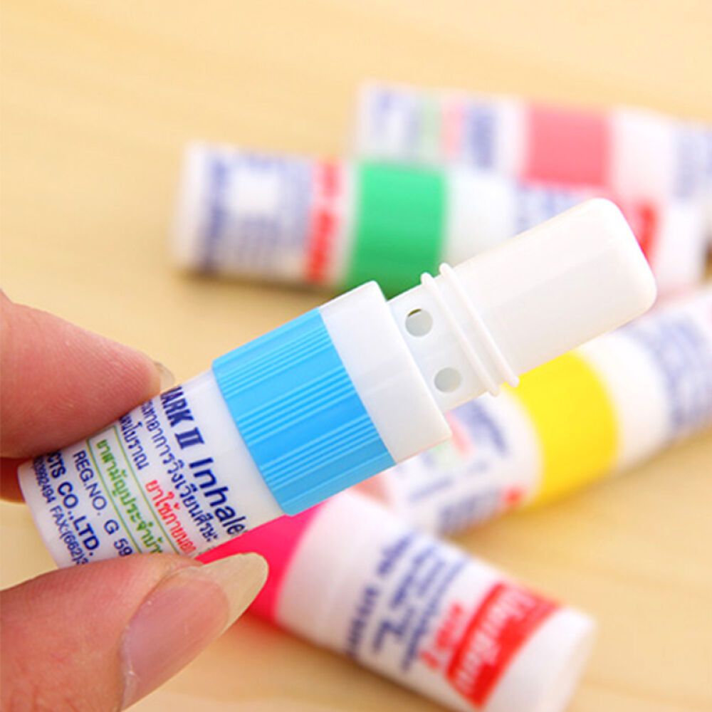 海外直邮泰国八仙筒POY-SIAN薄荷鼻通棒双用型香筒提神醒脑棒六只装