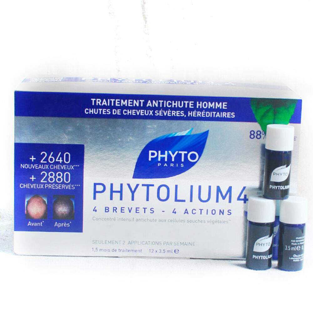 【香港直邮】PHYTO发朵男士能量发丝力扬精华液3.5ml*12支