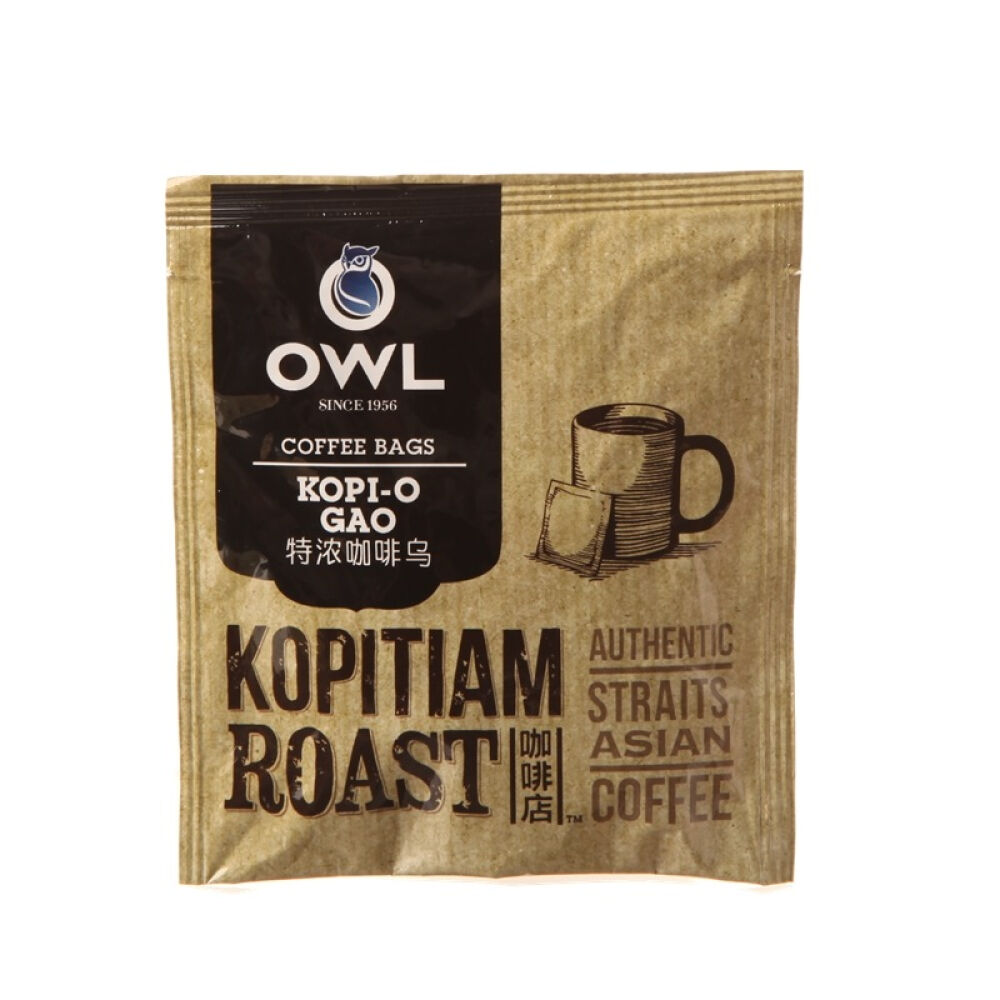 自营新加坡进口咖啡猫头鹰OWL特浓咖啡乌360g