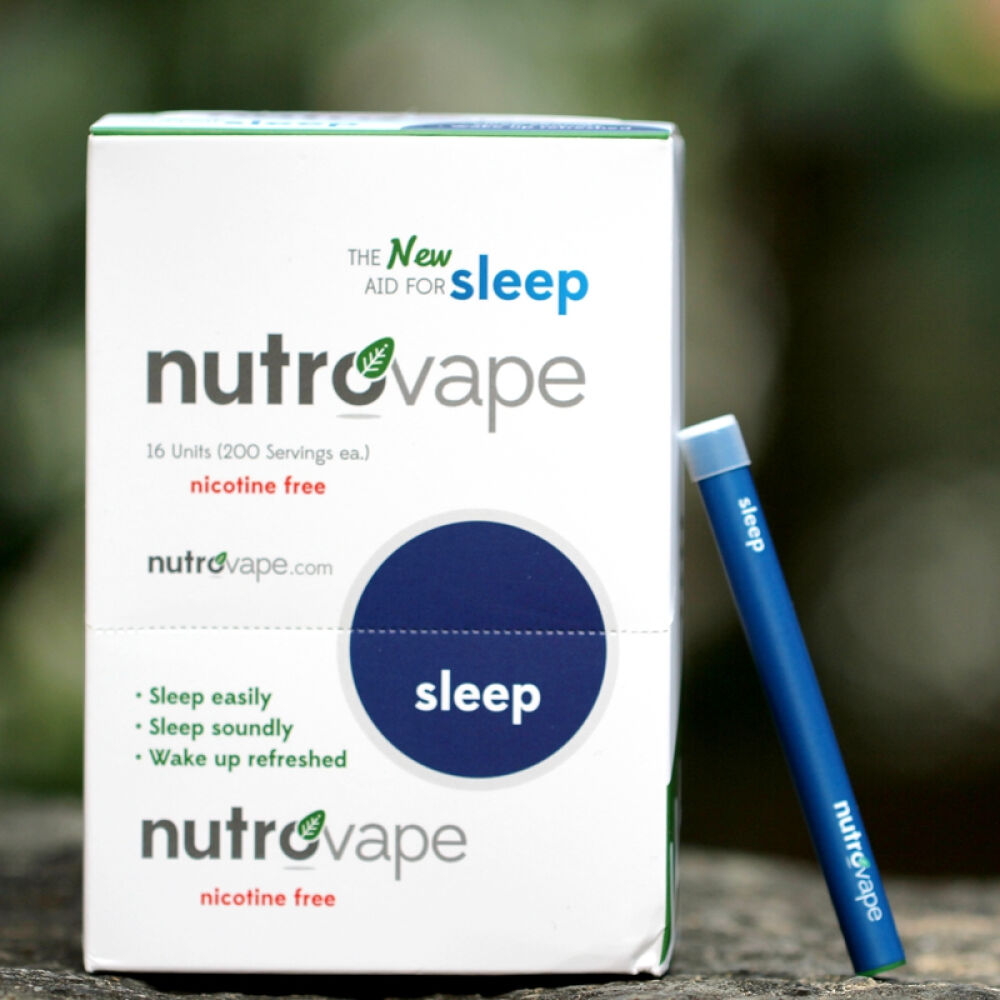 nutrovape助眠棒吸入式能量棒促进睡眠含褪黑素减少入睡时间美国进口