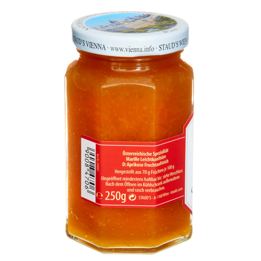 自营奥地利进口果酱施陶尔兹STAUD’S杏果酱250g
