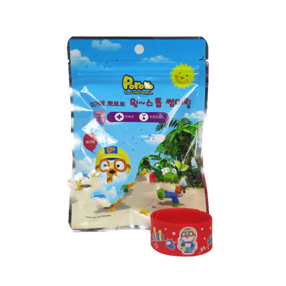 韩国直邮pororo宝露露小企鹅儿童驱蚊手环滚珠喷雾防蚊系列驱蚊手环+滚珠+喷雾