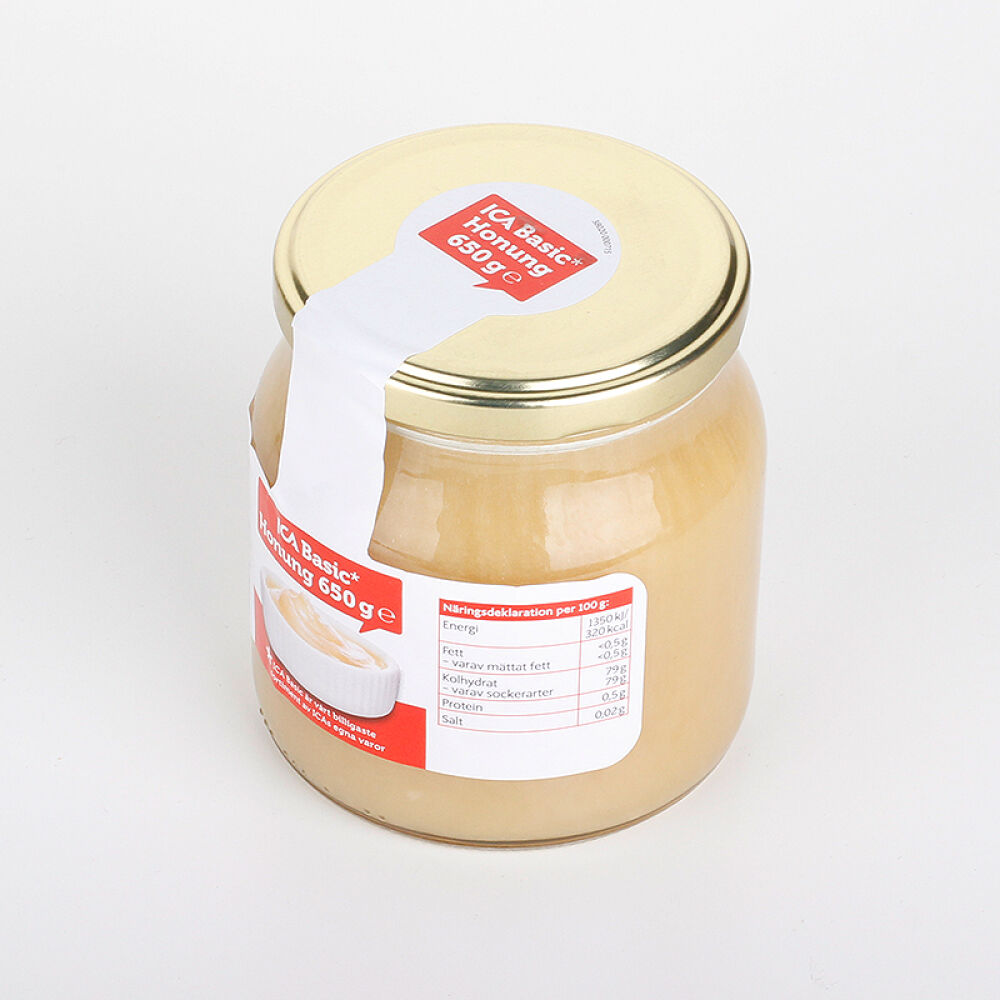 ICA蜂蜜进口蜂蜜百花天然纯蜂蜜结晶蜂蜜瑞典原装进口欧盟食品标准包税结晶蜂蜜(650克)2罐