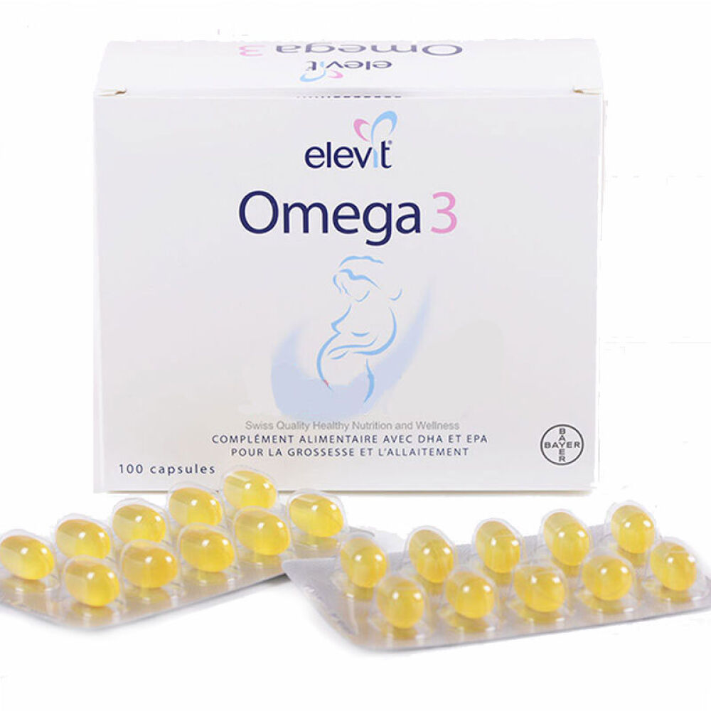 德国拜耳(Bayer)OneADay爱乐维孕妇哺乳期Omega-3鱼油DHA100粒