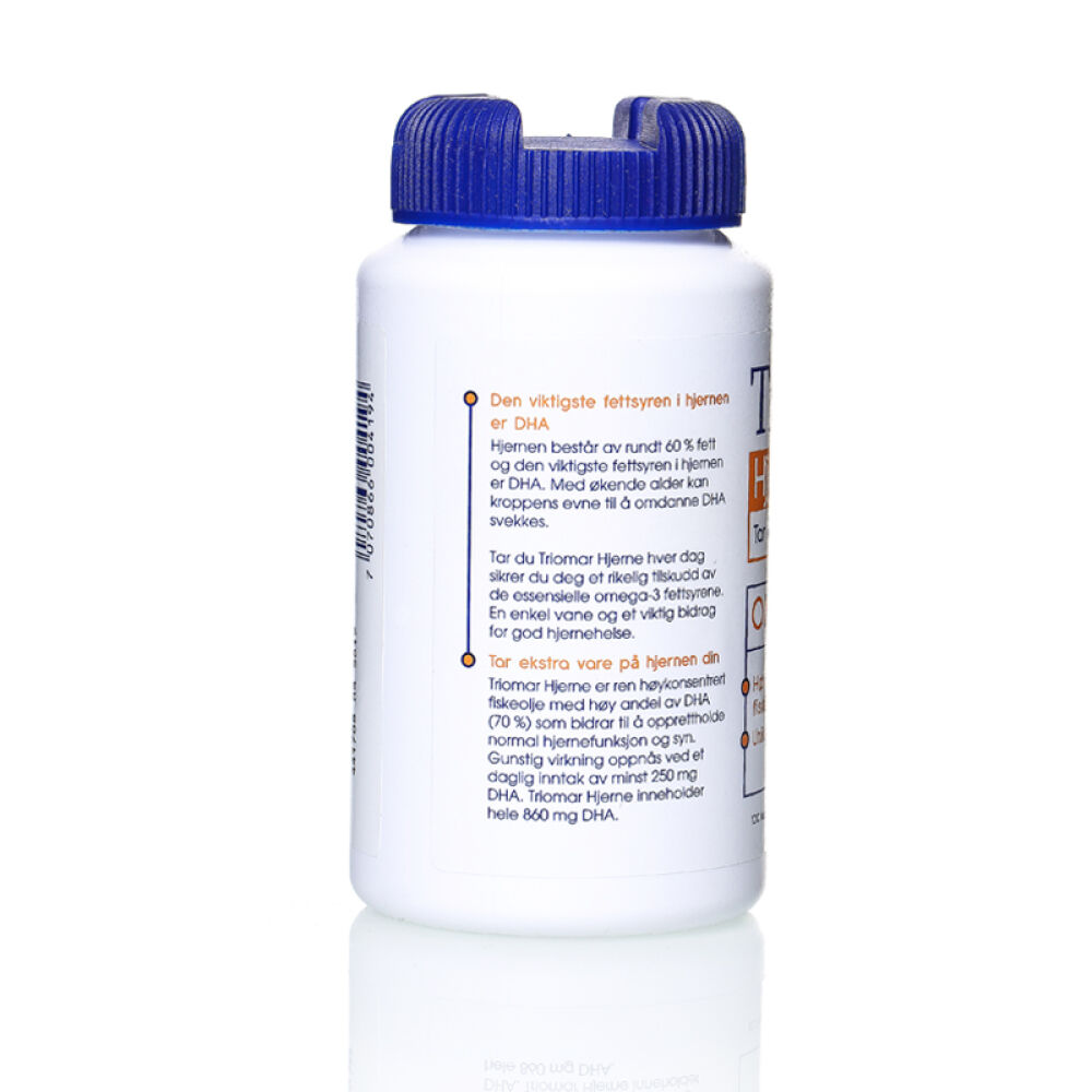 挪威原装进口Triomar高浓缩鱼油保护心脑血管高DHA促进大脑发育强骨健身大脑鱼油