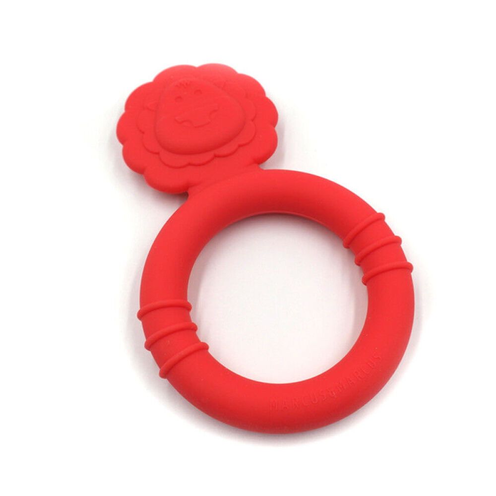 加拿大Marcus硅胶磨牙棒宝宝动物牙胶婴儿咬胶小豬