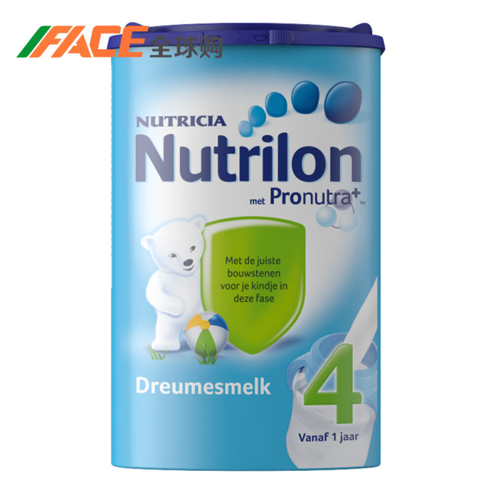 荷兰原装进口牛栏Nutrilon诺优能原装进口婴幼儿奶粉4段800g(1-2岁)1罐