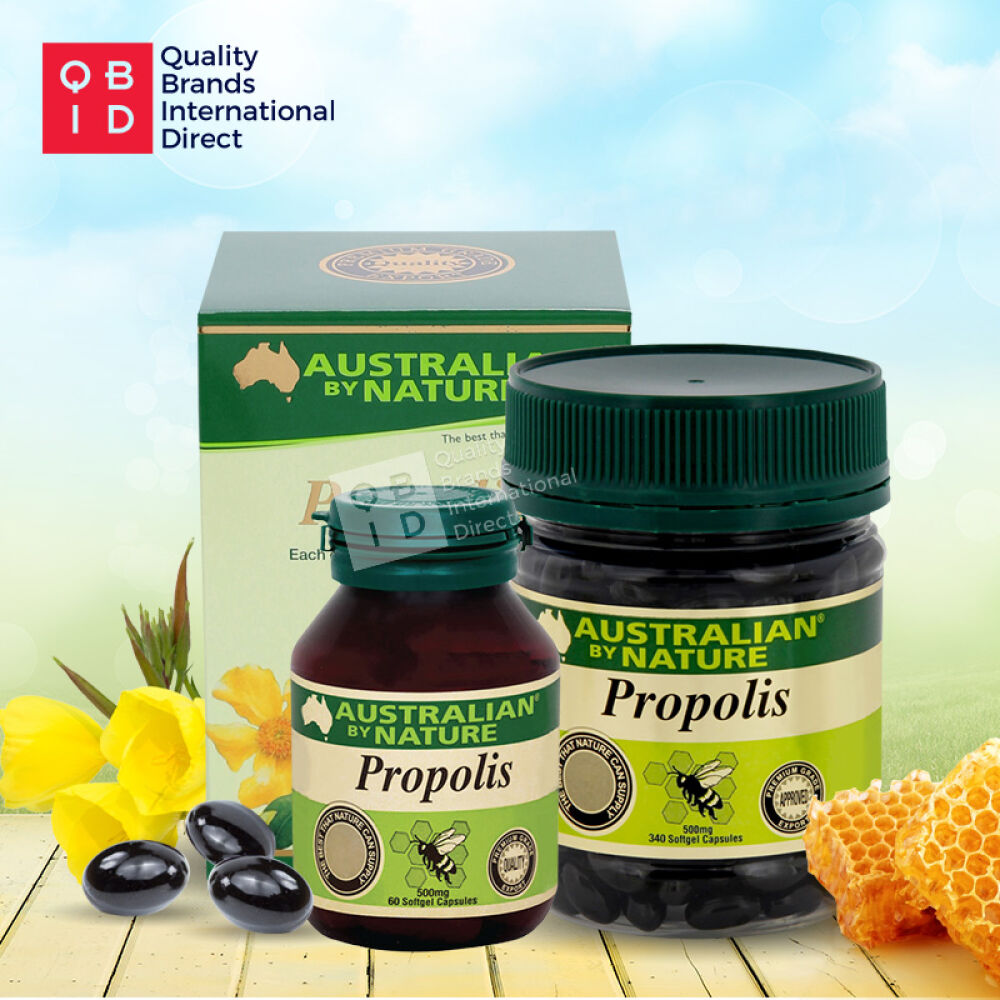 澳洲进口ABN澳洲健康黑蜂胶软胶囊美容养颜调节免疫营养保健品500mg*60粒+500mg*340粒