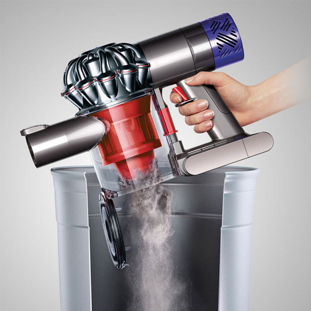戴森Dyson家用手持式大功率充电式除螨吸力大小型无线吸尘器v6totalclean红色