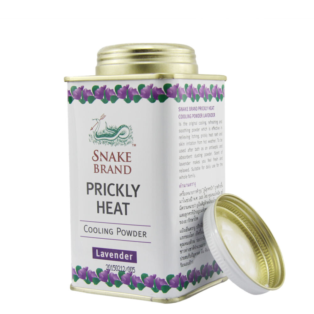 泰国原装圣乐圣露斯蛇粉婴儿爽身粉宝宝痱子粉儿童热痱粉150g薰衣草