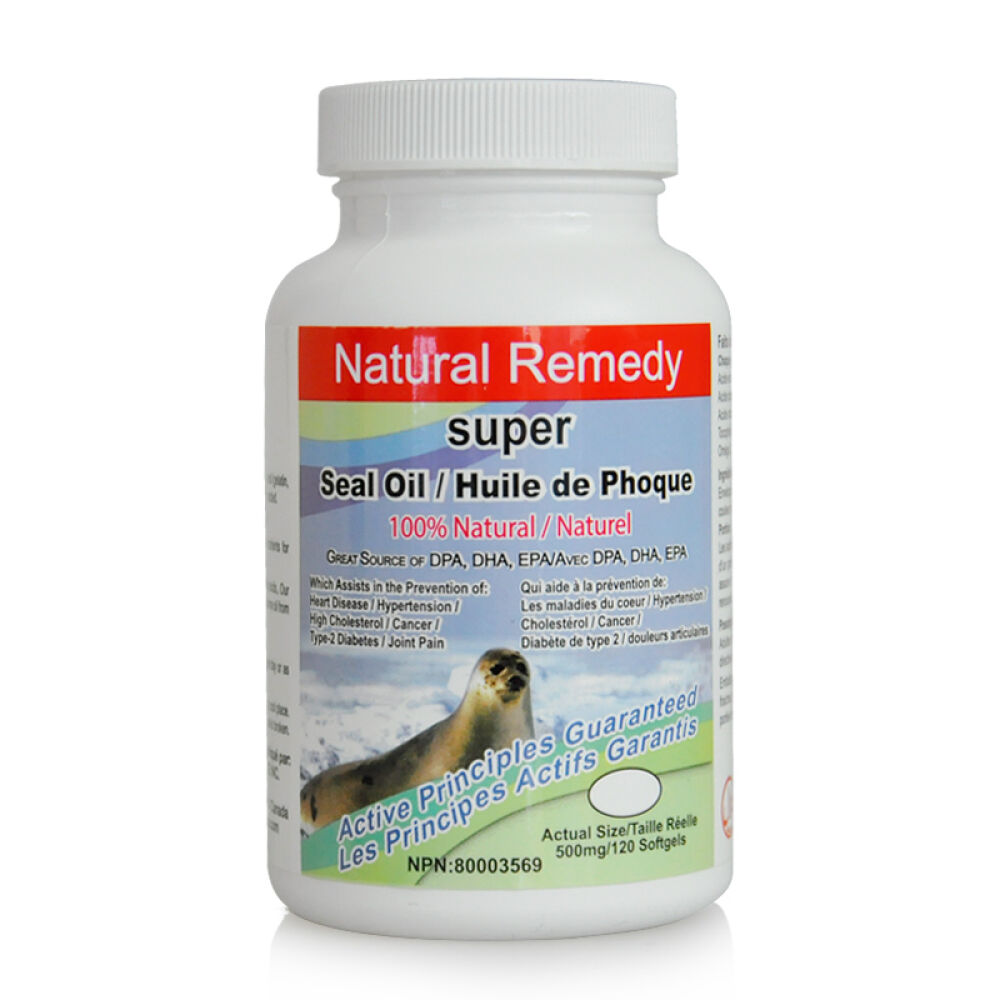 海豹油软胶囊omega-3含DPADHA加拿大原装进口直邮NaturalRemedy2瓶