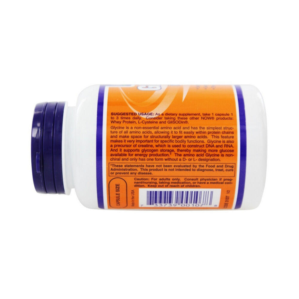 【美国正品直邮】NOWFoods诺奥支持糖原储存生成葡萄糖氨基酸保健品胶囊未定义100粒