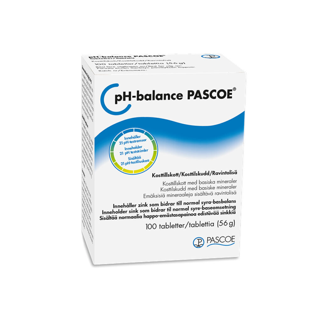 瑞典进口PH-balancePASCOE美颜养颜排毒酸碱平衡抗雾霾100粒100粒