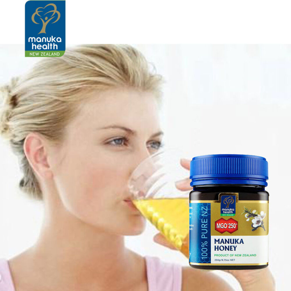新西兰进口蜜纽康（ManukaHealth）蜂蜜高浓度麦卢卡+养胃护胃暖胃美容养颜MGO250+麦卢卡蜂蜜250g