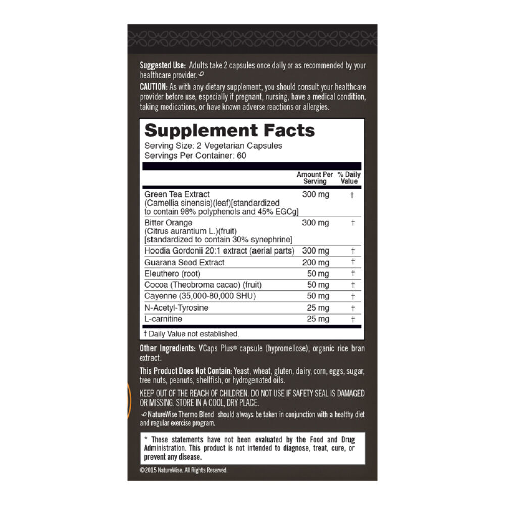 美国进口naturewise减肥瘦身胶囊植物萃取控制食欲9合1运动燃脂复合胶囊120粒(促进脂肪燃烧)