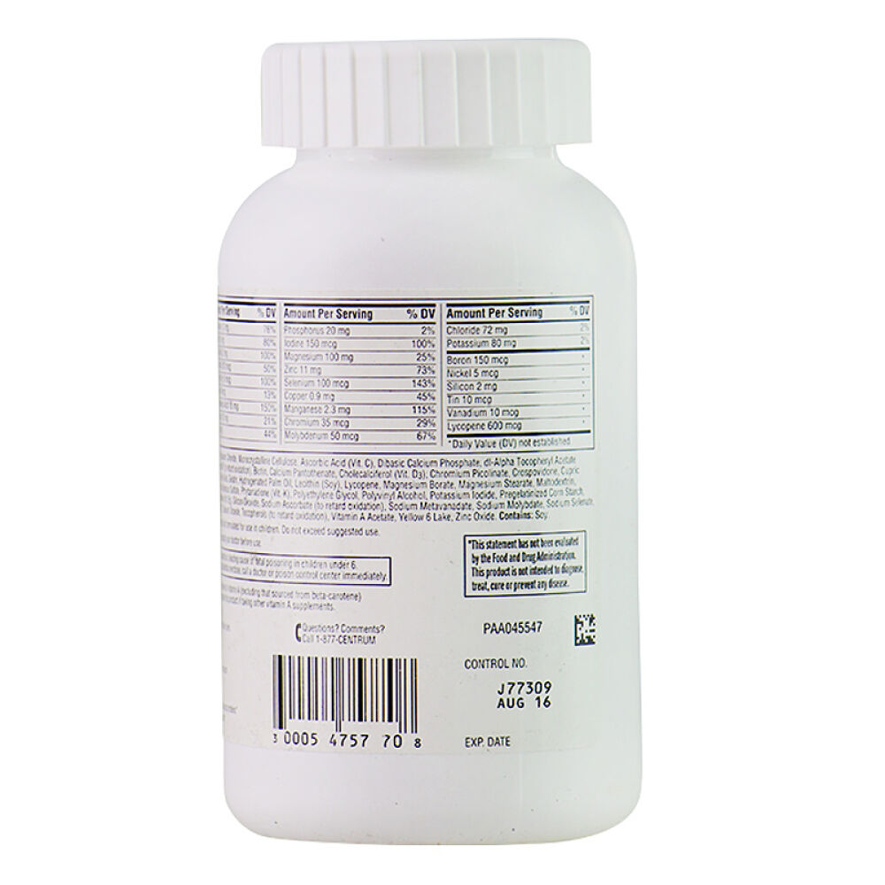 自营善存（Centrum）维生素男士复合维生素多种营养素矿物质200粒