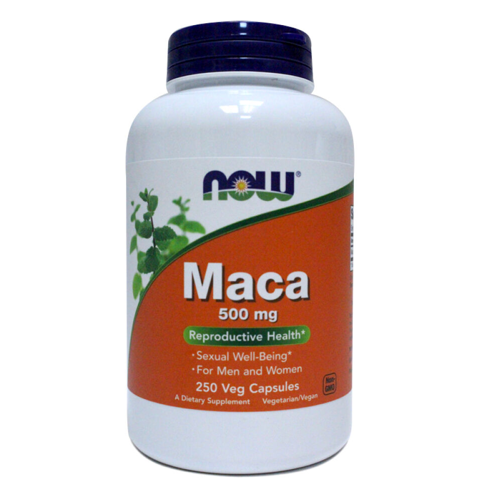 美国直邮nowfoods诺奥秘鲁玛卡胶囊500mg250粒男性玛咖保健maca补肾诺奥玛卡500mg250粒2瓶