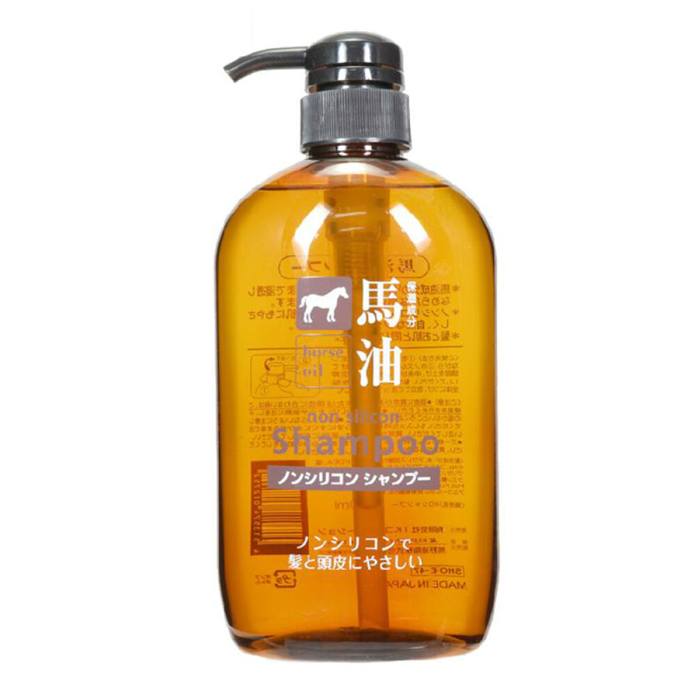 【京东全球购】澳门直邮日本熊野马油无硅油洗发水护发素沐浴露系列600ml马油洗发水一瓶装