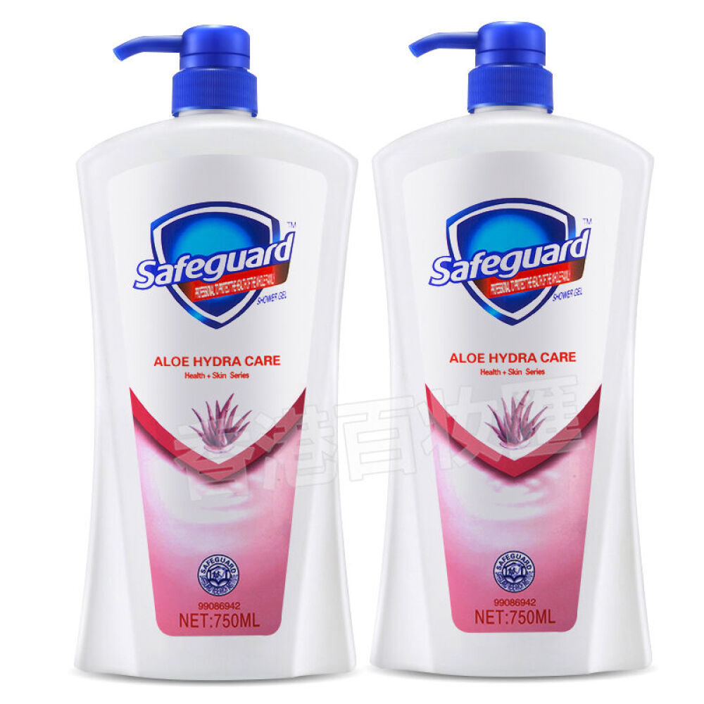 香港版舒肤佳沐浴露750ml宝宝孕妇可用芦荟水润呵护2瓶