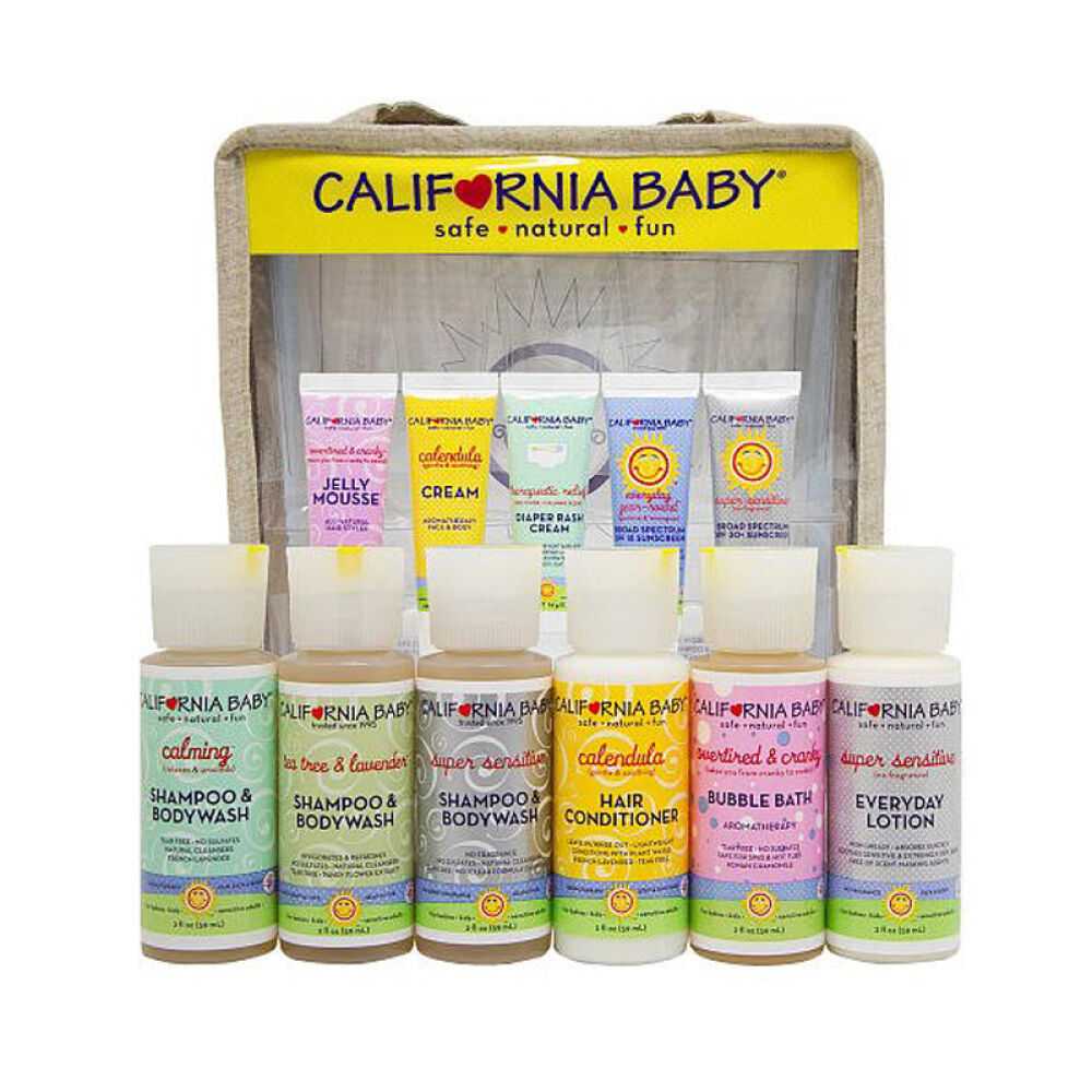 【保税区发货】(californiababy)美国加州宝宝旅行装套装4个