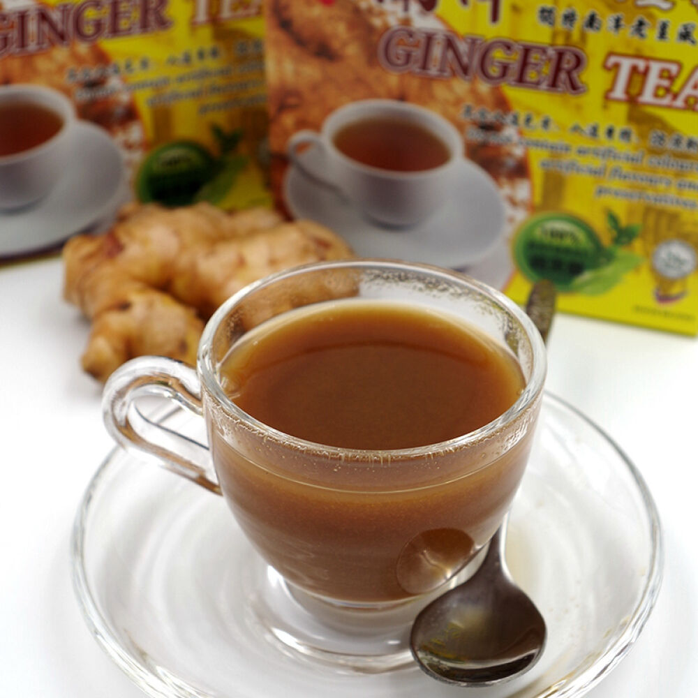 马来西亚进口傅牌姜母茶速溶老姜茶汤驱寒姜汁红糖水原味(20g*10袋)