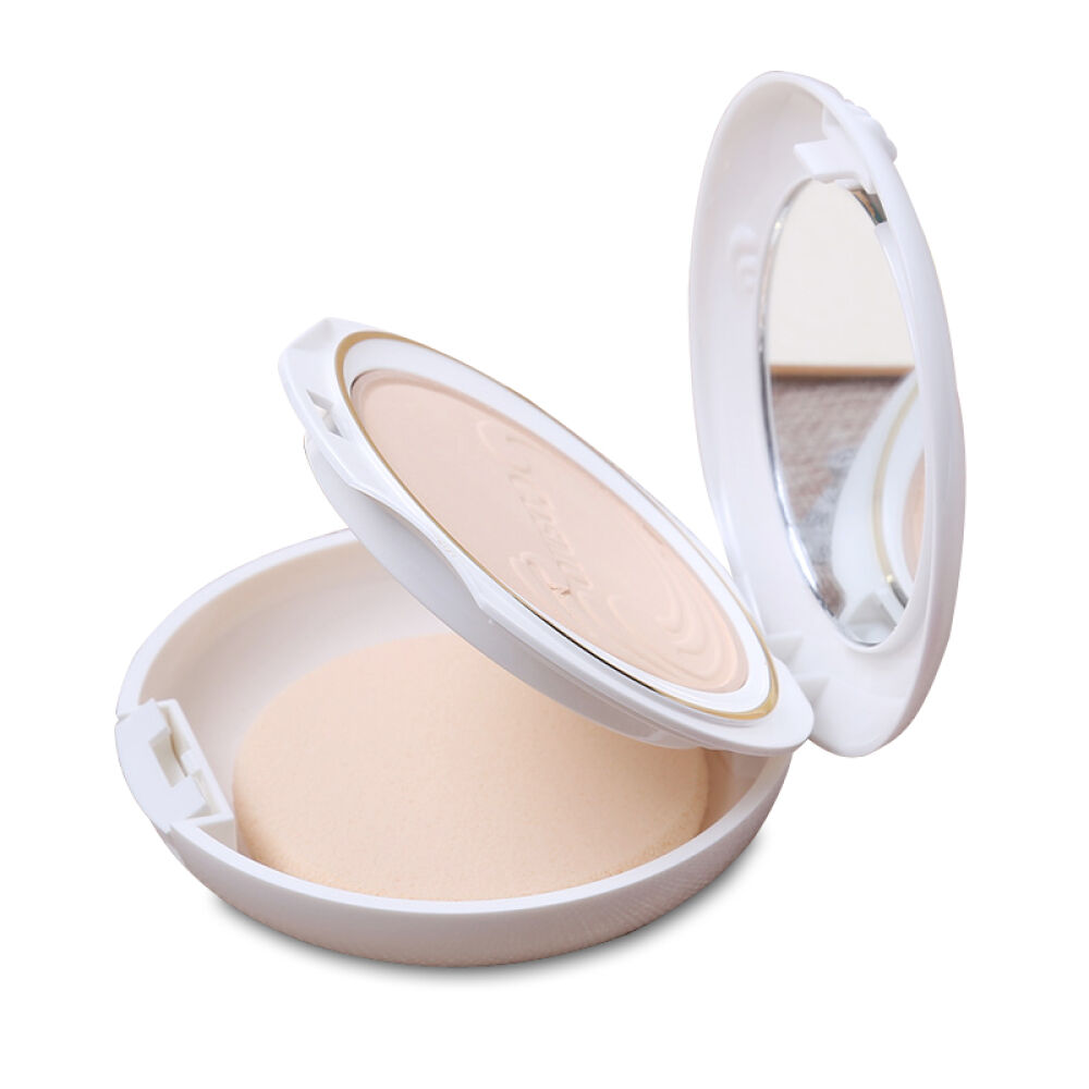 泰国Mistine粉饼底妆3d眉笔系列陶瓷羽翼瓷肌粉饼S2自然白8027