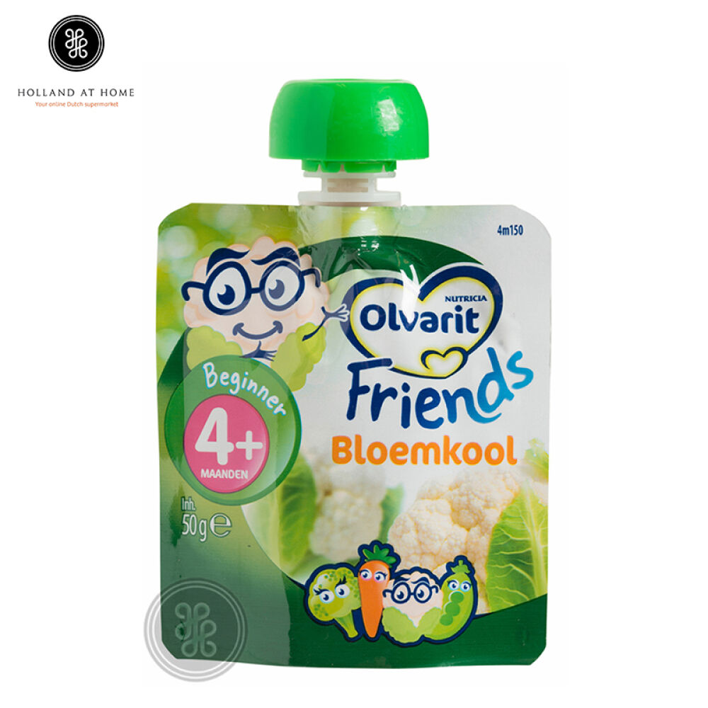 Olvarit荷兰之家营养蔬菜泥4+花椰菜
