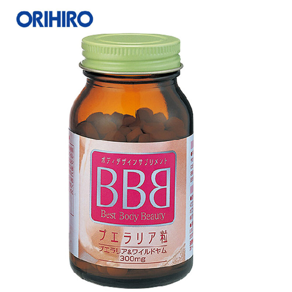 orihiro日本进口bbb美胸天然葛根片胸部护理丰满胸部二盒装可搭丰胸贴