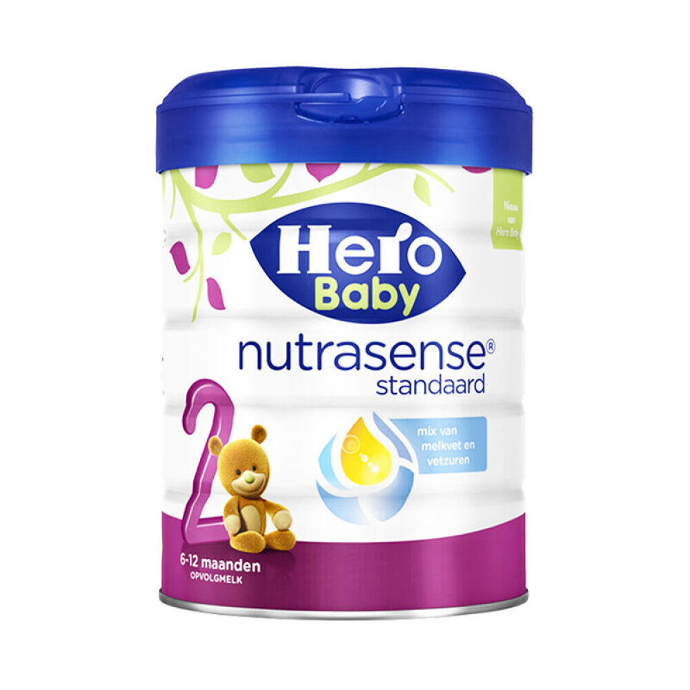 荷兰12345段HeroBaby原装原罐进口婴幼儿配方奶粉白金版2段(6-12个月)800