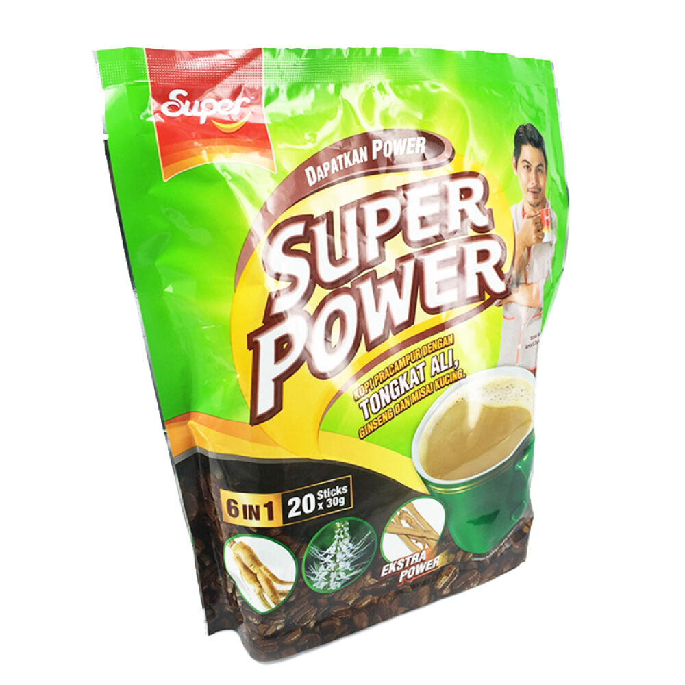 【马来西亚进口】超级力量6合1东革阿里人参猫须草咖啡（600gx2袋）