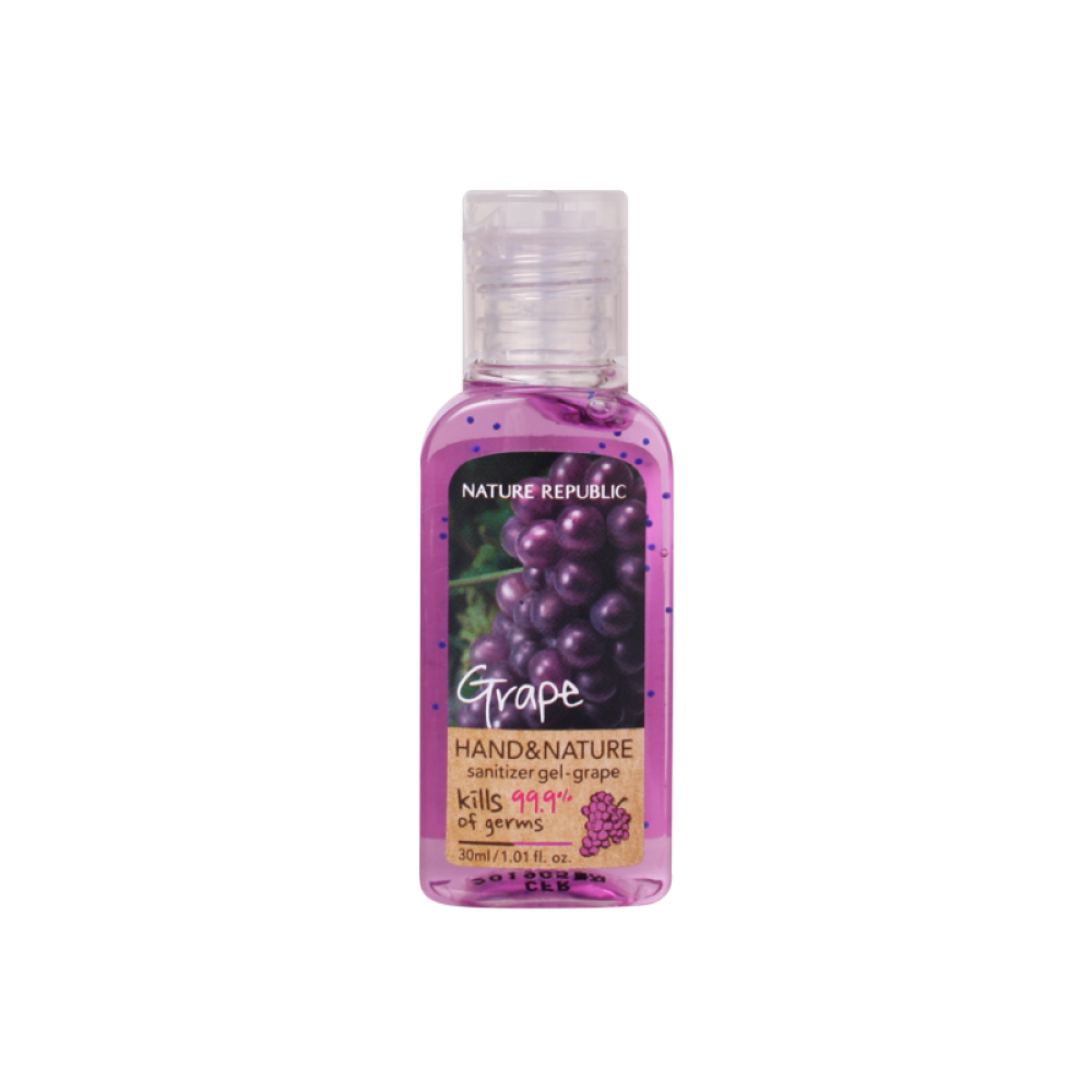 自然乐园（NATUREREPUBLIC）随身免洗洗手液30ml葡萄
