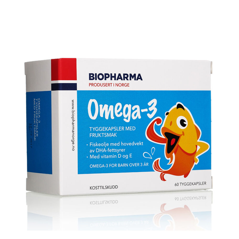 Biopharma儿童深海鱼油软胶囊富含DHA维生素DOmega3提升免疫