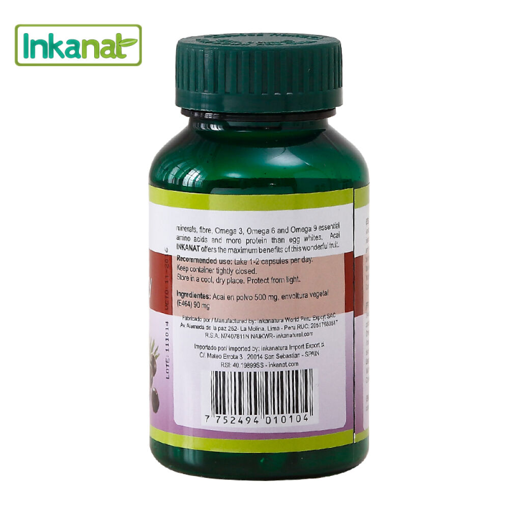 InkanatAcaiBerry巴西莓胶囊500mg*100粒