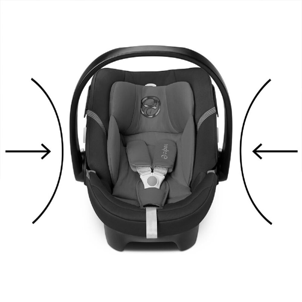 欧洲直邮赛百斯CybexAton4艾尔盾4儿童提篮式安全座椅适合0-18个月PhantomGrey幻影灰