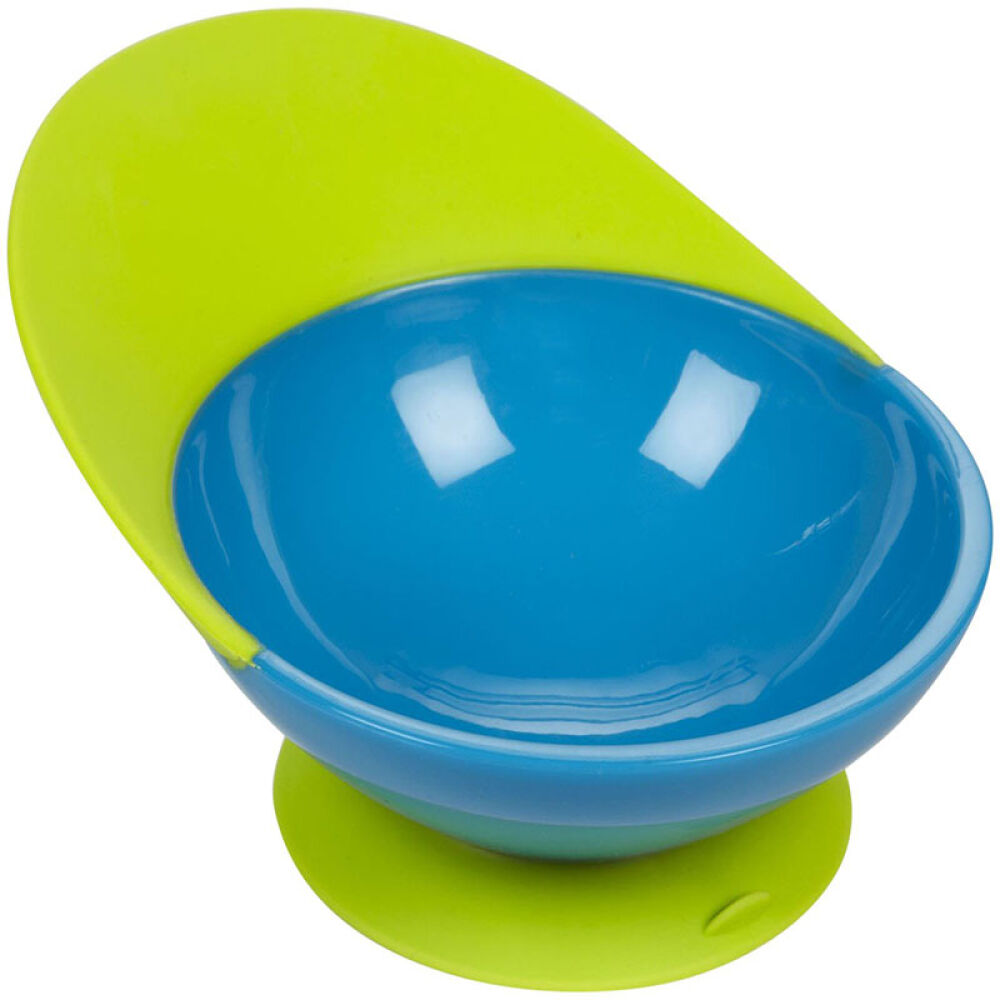 【全球购】boon婴儿碗儿童玩宝宝餐具宝宝吸盘碗防落食婴幼儿训练防摔餐碗蓝绿色